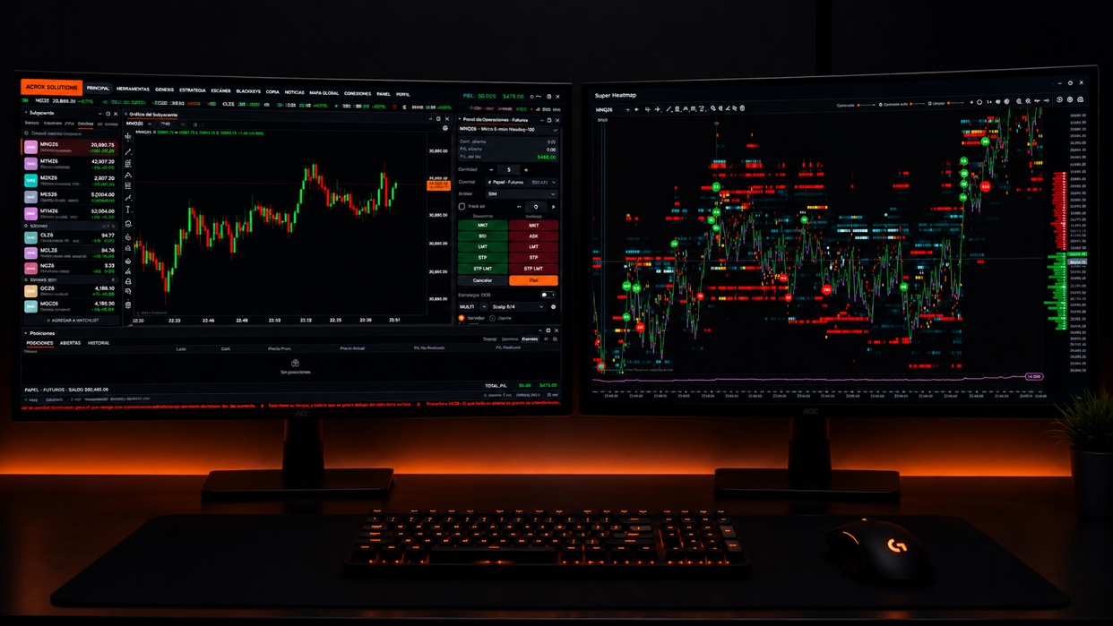 Acrox Solutions — setup de trading
